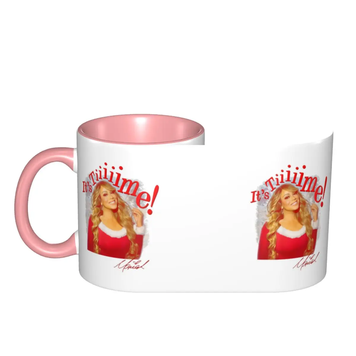 Mariah Carey Official It's Time 30th Anniversary Mug Funny Ceramic Coffee Cups Tea Mugs Milk Cup Drinkware Gifts for Friends