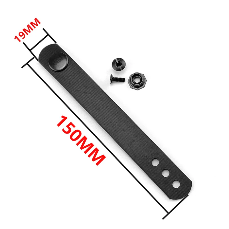 Practical Waist Connecting Clip Safety Buckle Belt Loops and Screw Set for Sheath Holster Matching