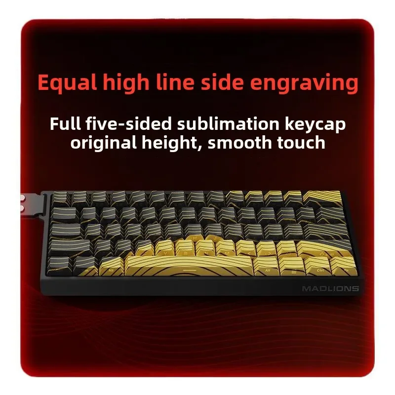 Gaming magnetic axis keyboard 61/68 keys low latency full key hot swappable numeric keypad