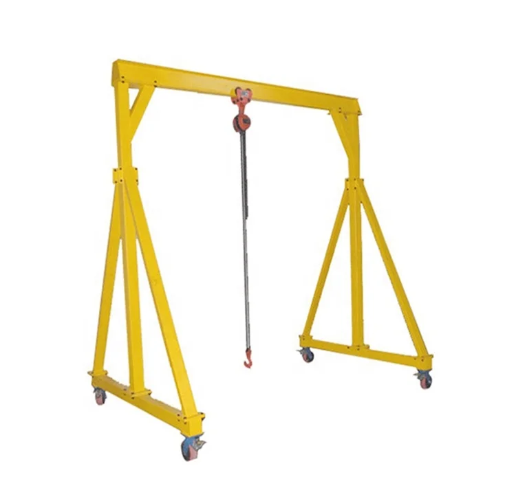 3 Ton Custom Industrial Portable Gantry Crane, High Precision Bearing Gearbox & Stable Power Component For Workshop Lifting Work