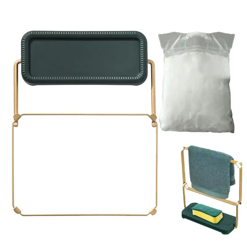 

Kitchen Sink Filter Rack Kitchen Filter Holder With Sink Strainer Mesh Bag Folding Drain Strainer Rack For Food Waste