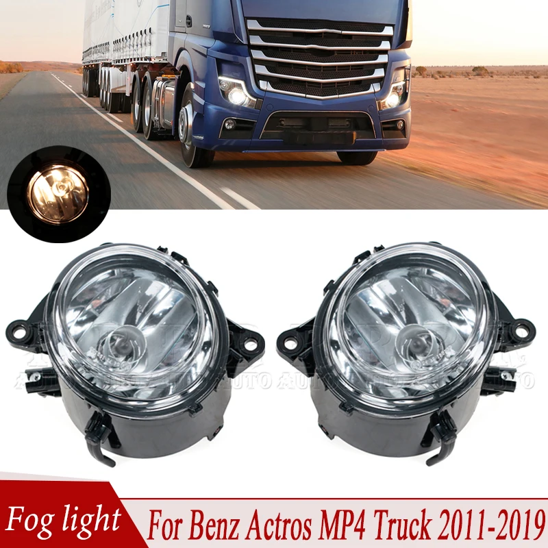 Front Bumper Fog Light Assembly For Benz Actros MP4 Truck 2011 2012 2013-2019 Foglamp Fog Lamp Foglight 9608200556 9608200456