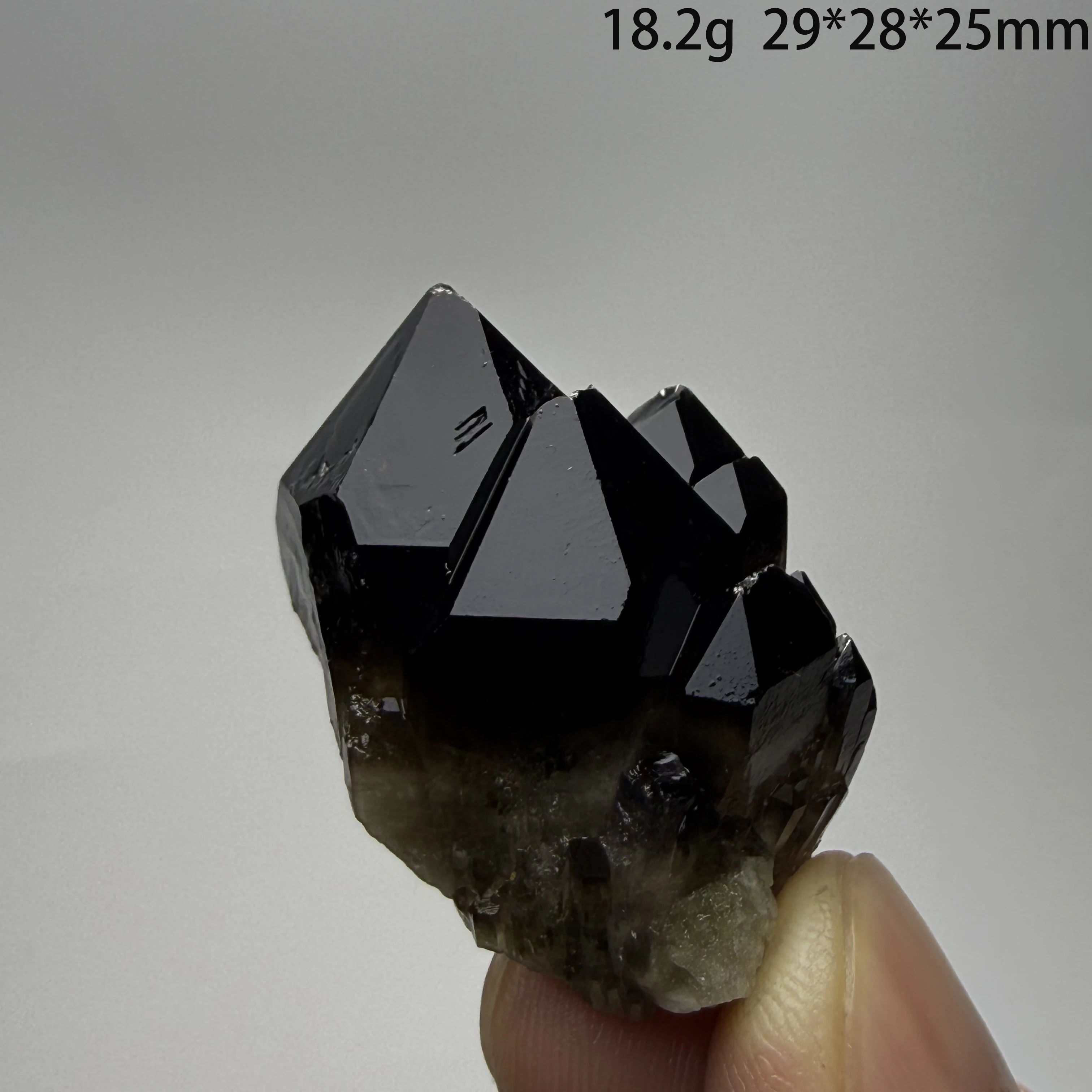 Natural black hair crystal, smoky quartz, crystal cluster, mineral, raw stone specimens for home decoration A1-1-10
