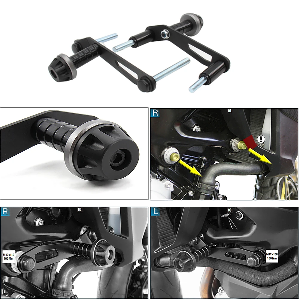 Motorcycle Fall Protection Crash Sliders Safety Blocks Protector For BMW F850GS F750GS F900R F900 R F850 GS F750 GS Accessories