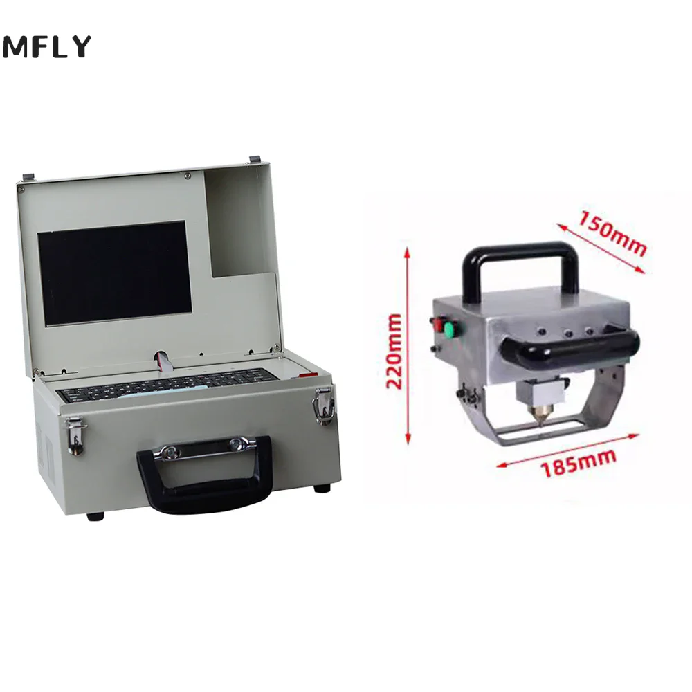 

Portable Engraving 100*20mm Hand-held Pneumatic Marking Machine for Nameplate Cylinder Number Frame Number Plotter