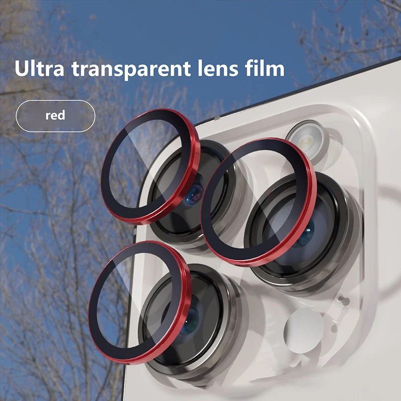 Phone Camera Lens Protector Glass For IPhone 14 Pro Promax Titanium Camera Lens Protection Cover For 15 Pro Promax Camera Film