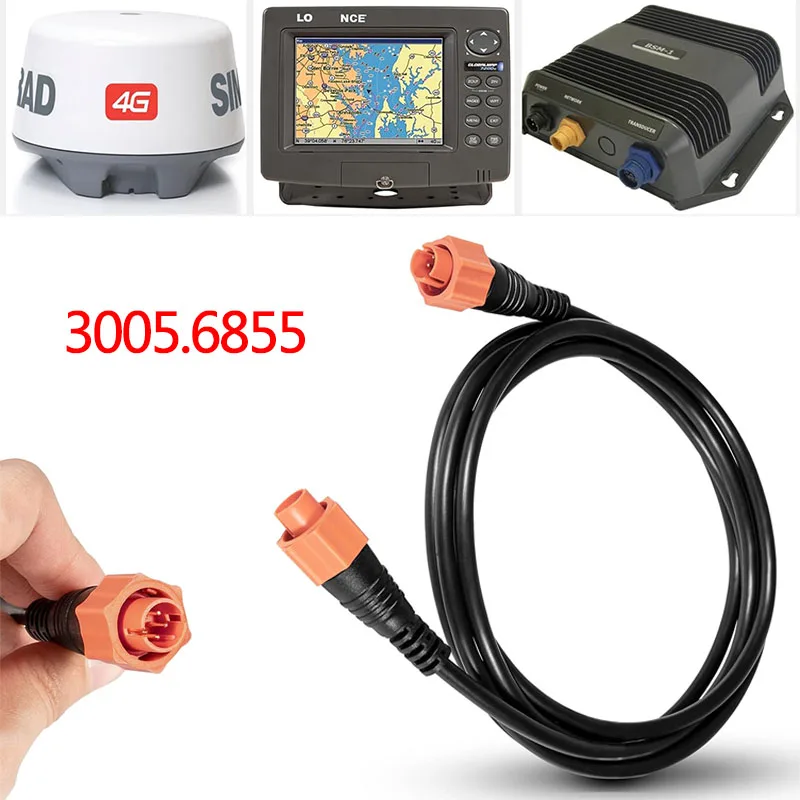 

0127-51 Кабель-кроссовер Ethernet для лодки, 6 футов (1,8 м), ETHEXT-6YL, 5-контактный, 3005,6855, сетевой кабель, подходящий для большинства устройств Lowrance
