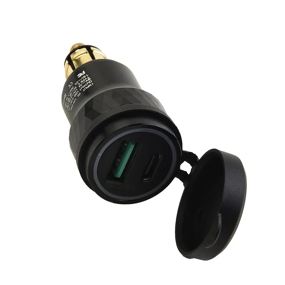 

High Quality Adapter For BMW Motorcycle Charger 4.2A Accessories Practical Aluminum Alloy USB Car DIN Socket Dual F650