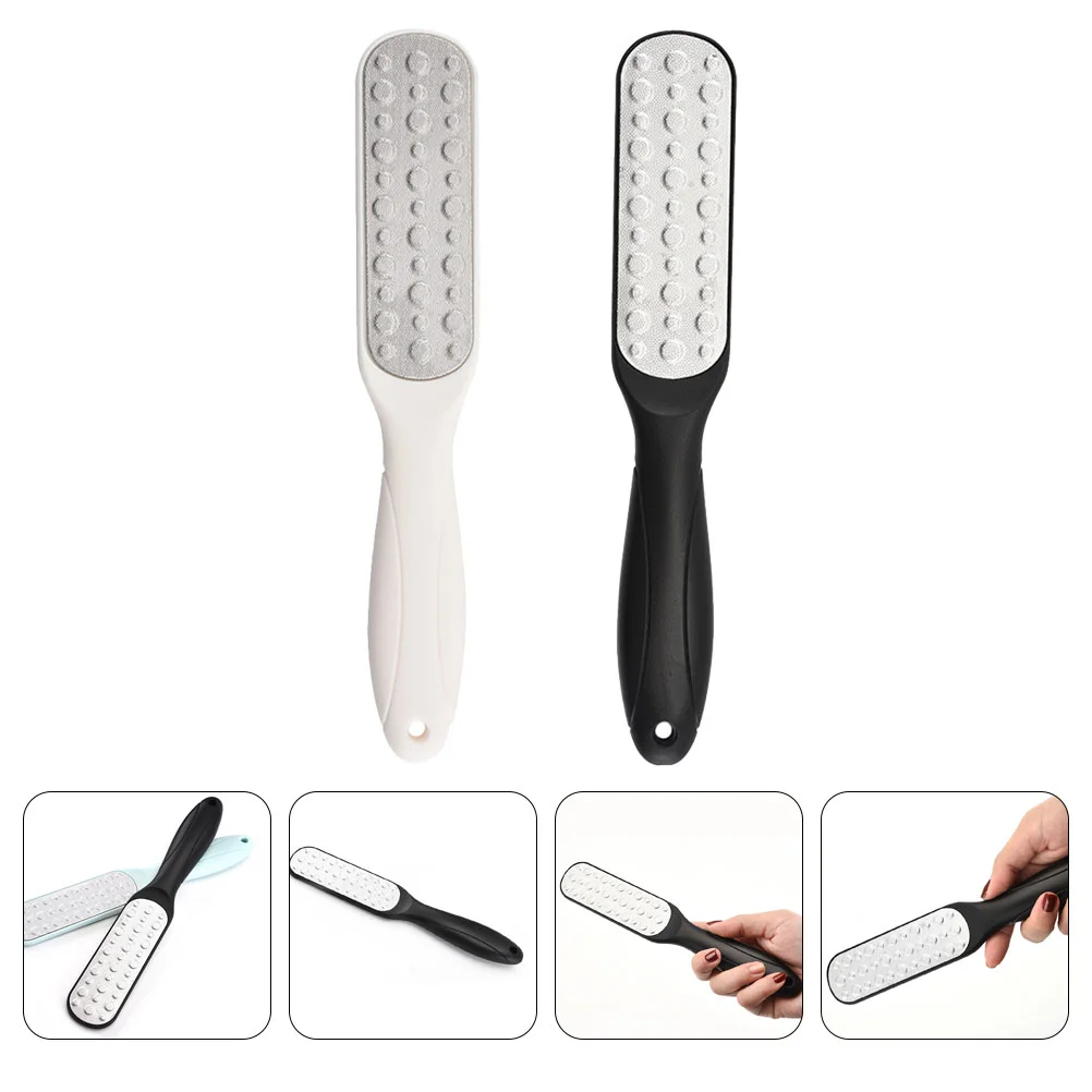 

2 Pcs Metal Grinding File Razors Scraper Sandpaper Scrapper Pedicure Exfoliating
