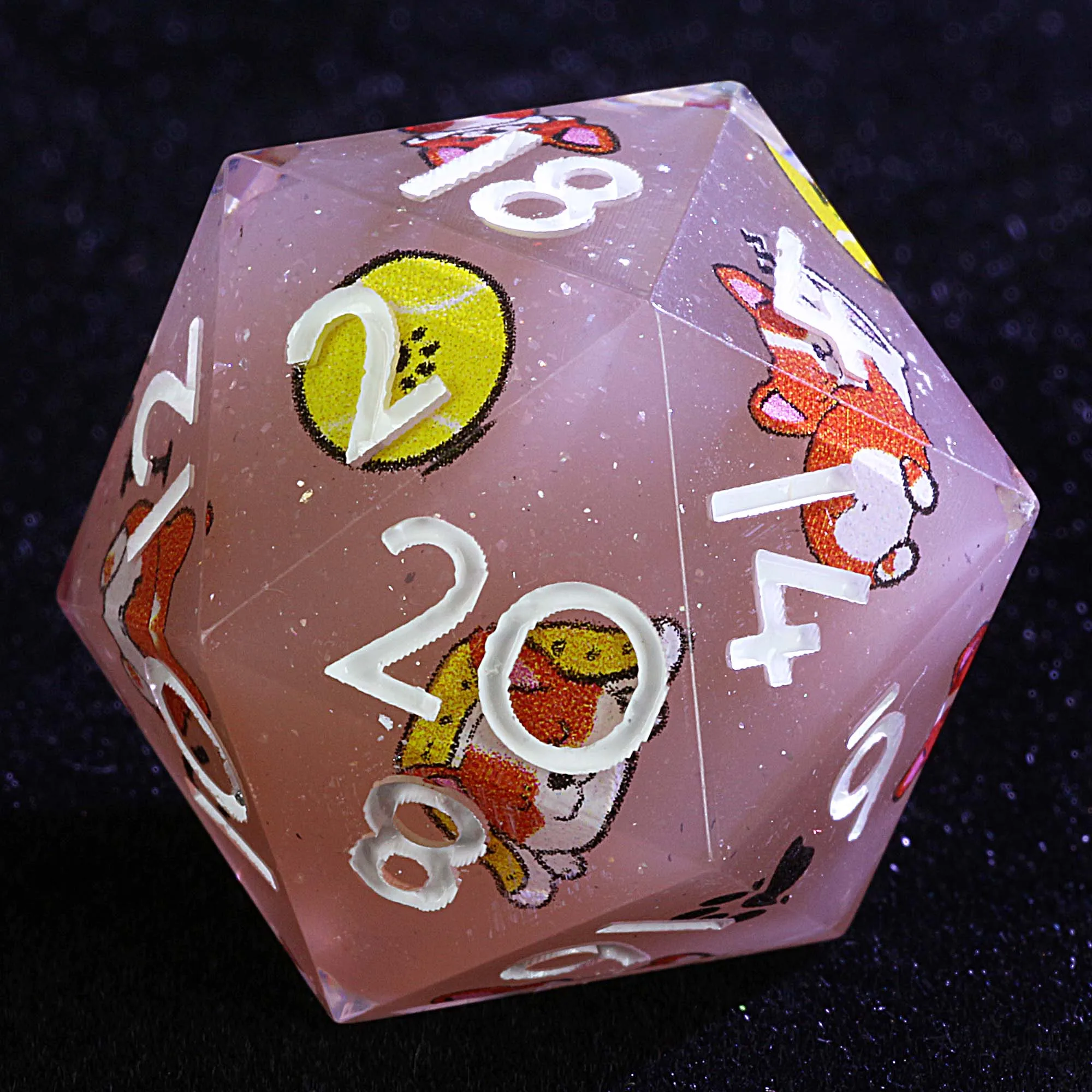 9 Polyhedral Dice Sets DD Corgi Chocolate Adventure