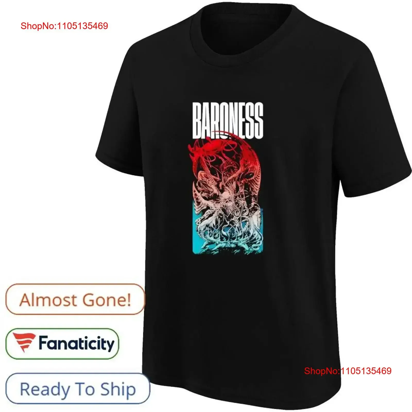 

Baroness Red and Blue Tour May 2025 T Shirt For Fan vintage Washed designer clothes Unisex Slightly Soft fashion