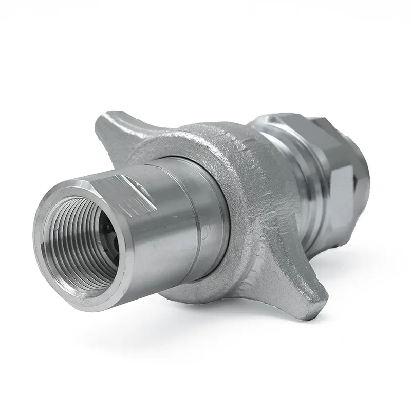 VCR Threaded Hydraulic Quick Change Connector, High-pressure Quick Insert Truck Hydraulic Quick Change Connector