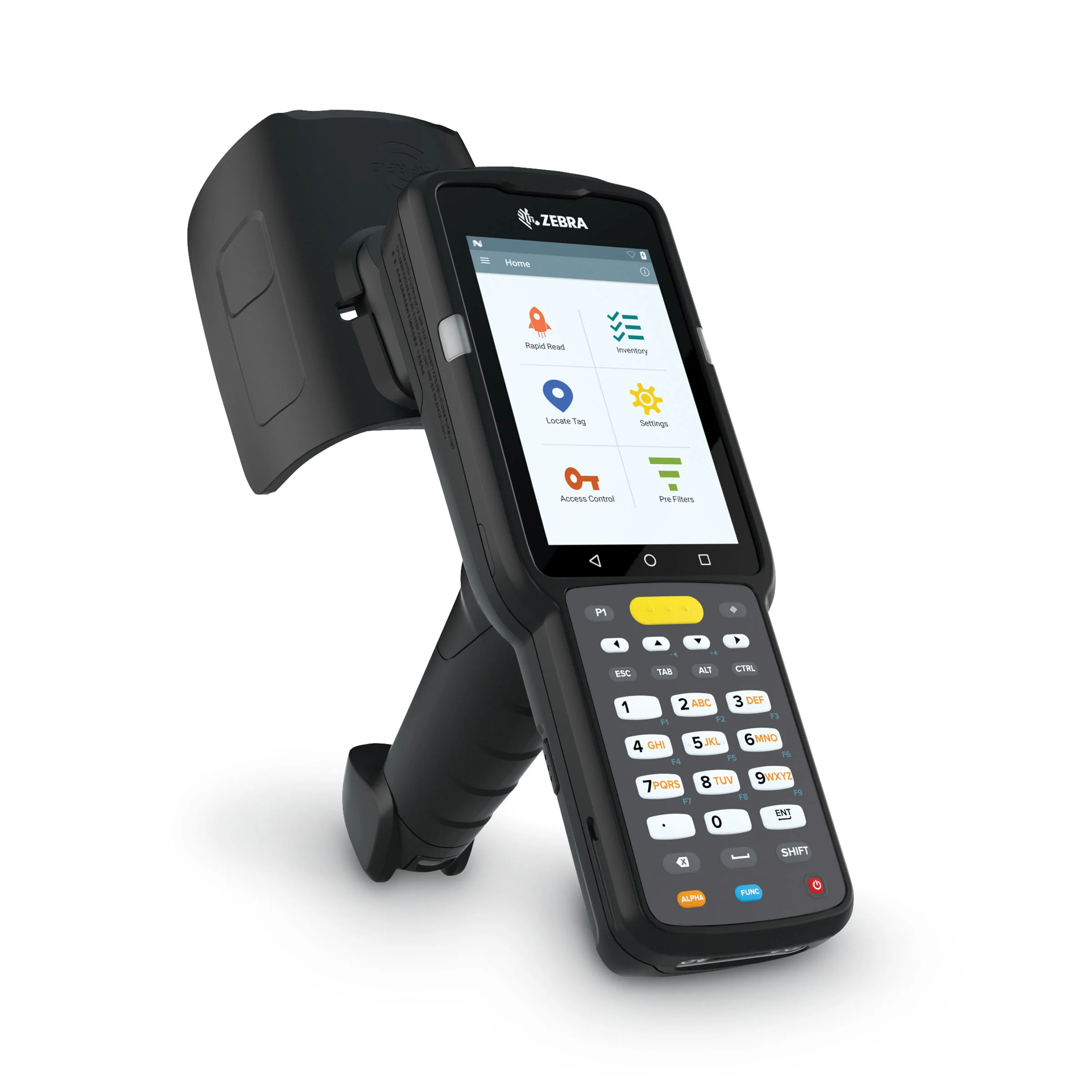 Zebra Mc3300 Premium - Mc330k-ge3ha3rw Rugged Handheld Android Inventory Pda Wireless Barcode Scanner With Handle