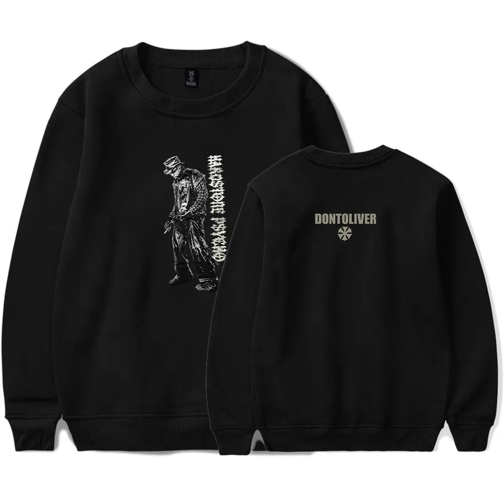 Don Toliver Merch HARDSTONE Psycho Dead Man's Canyon Sweatshirt Man/Woman  Round Neck Streetwear Pullover HipHop Long-Sleeved