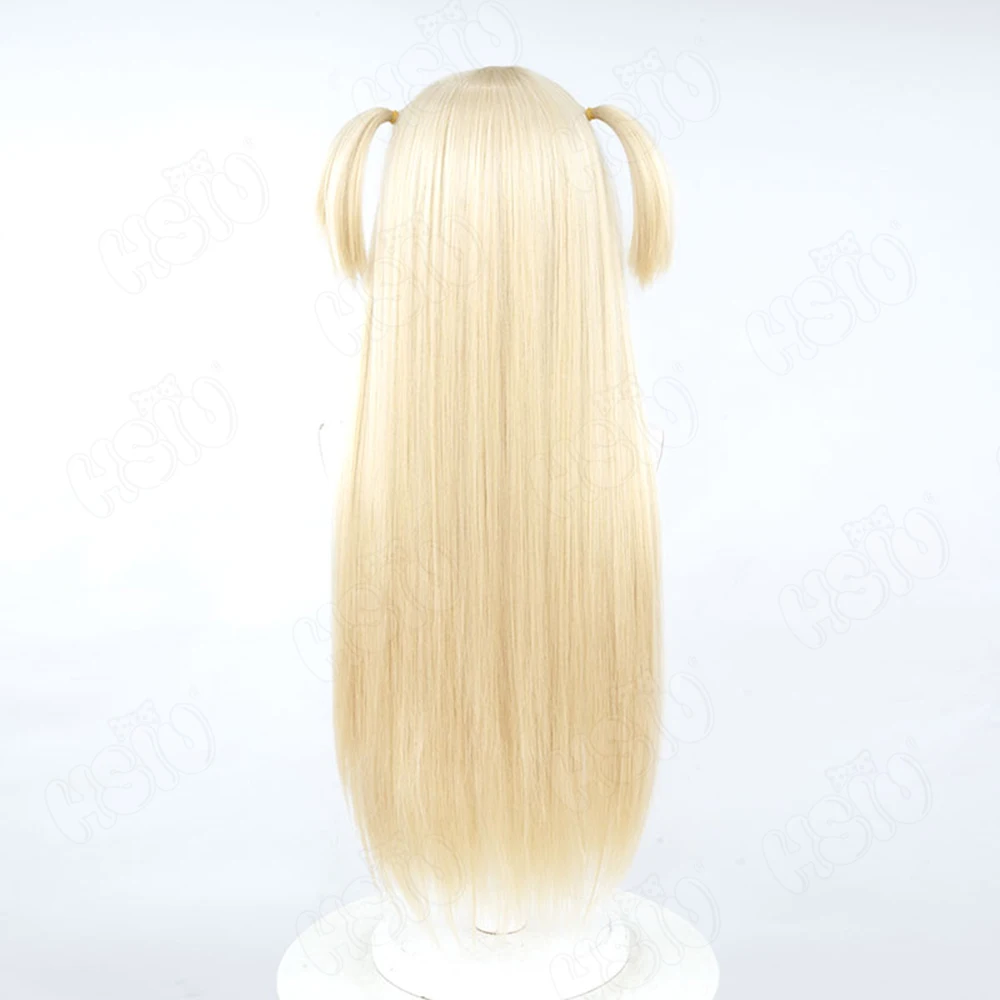 อะนิเมะ Fate/kaleid liner Illyasviel von Einzbern Cosplay วิกผมยาวผมสีบลอนด์ + หมวกวิกผมอะนิเมะคอสเพลย์วิกผมปาร์ตี้ฮาโลวีนวิกผม