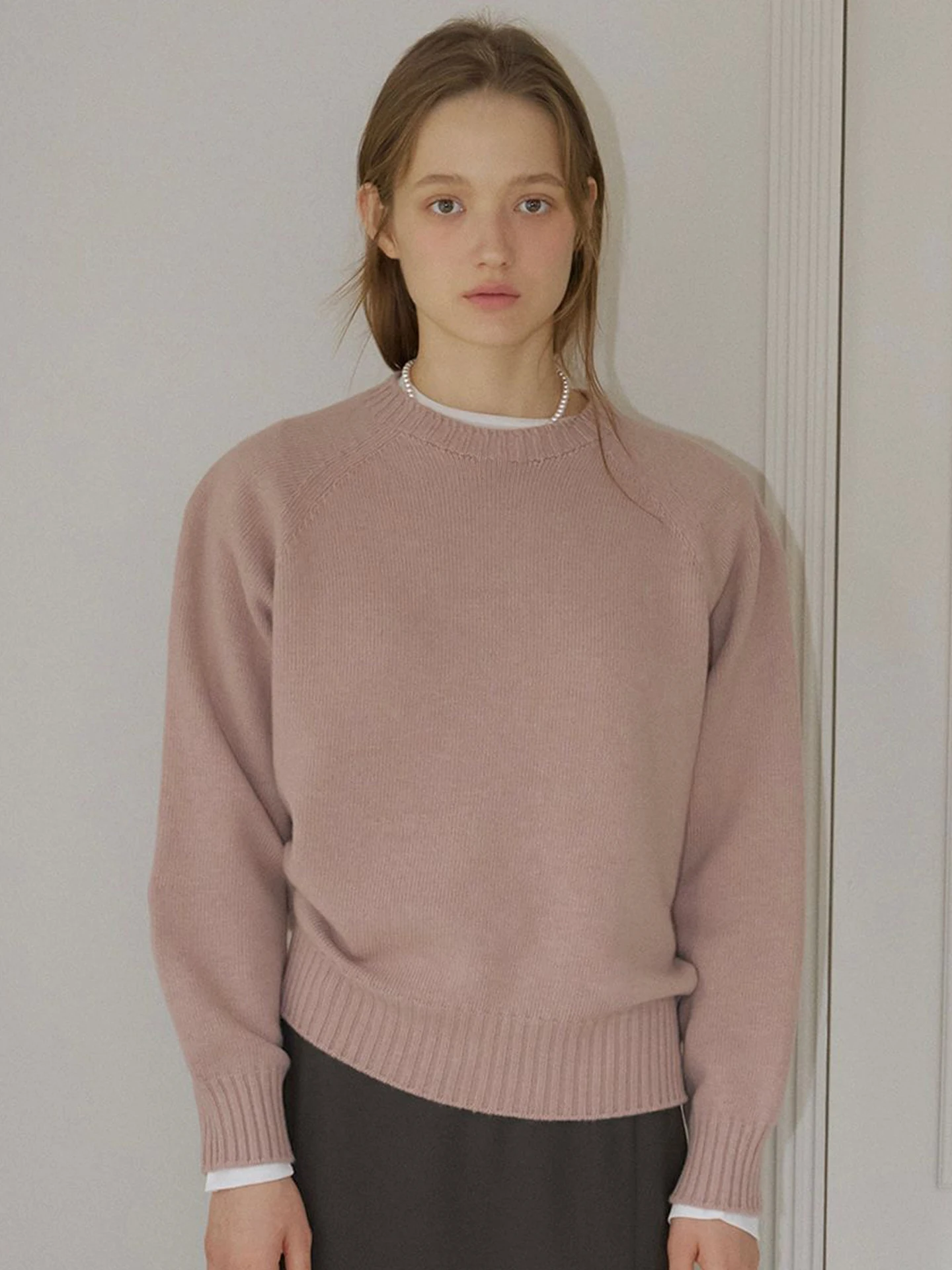 

100% wool sweater women's 2025 autumn and winter new Korean high-end designer knitted sweater