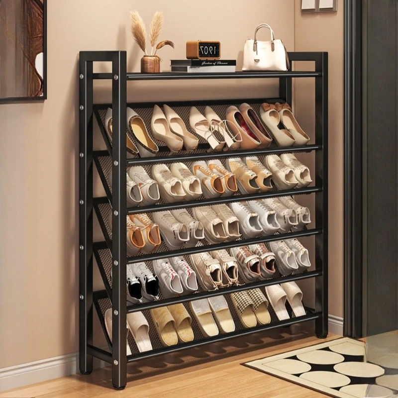 

multi-layer household Shoe rack door small narrow ultra-thin shoe cabinet space saving almacenaje zapatos entrance furniture
