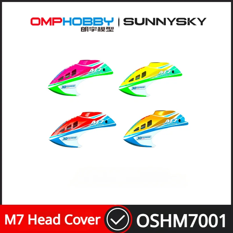 OMPHOBBY M7 RC Helicopter Spare Parts Head Cover OSHM7001 OSHM7002 OSHM7003 OSHM7004