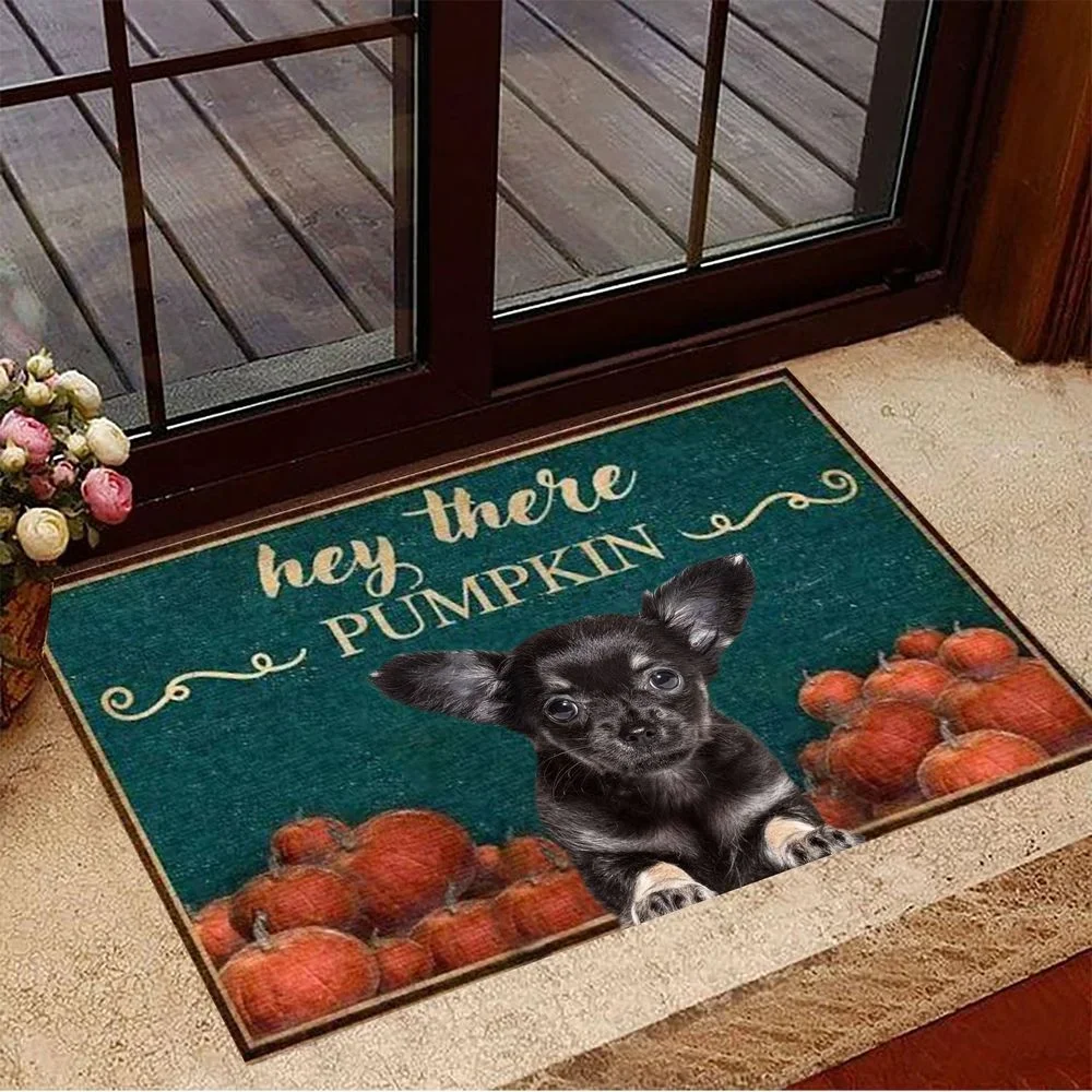 CLOOCL Pug Speak Friend And Enter Doormat 3D Print Non-slip Absorbent Carpet for Bathroom Rug for Home Living Room Drop Shipping