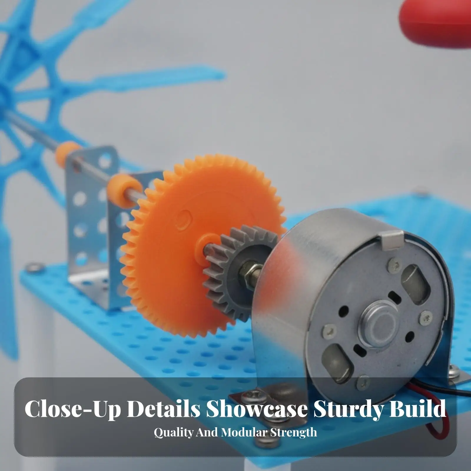 Plastic Fabric Toy DIY Water Turbine Generator Set for Students Educational Science Kit Hydraulic Hand Toy Experiment