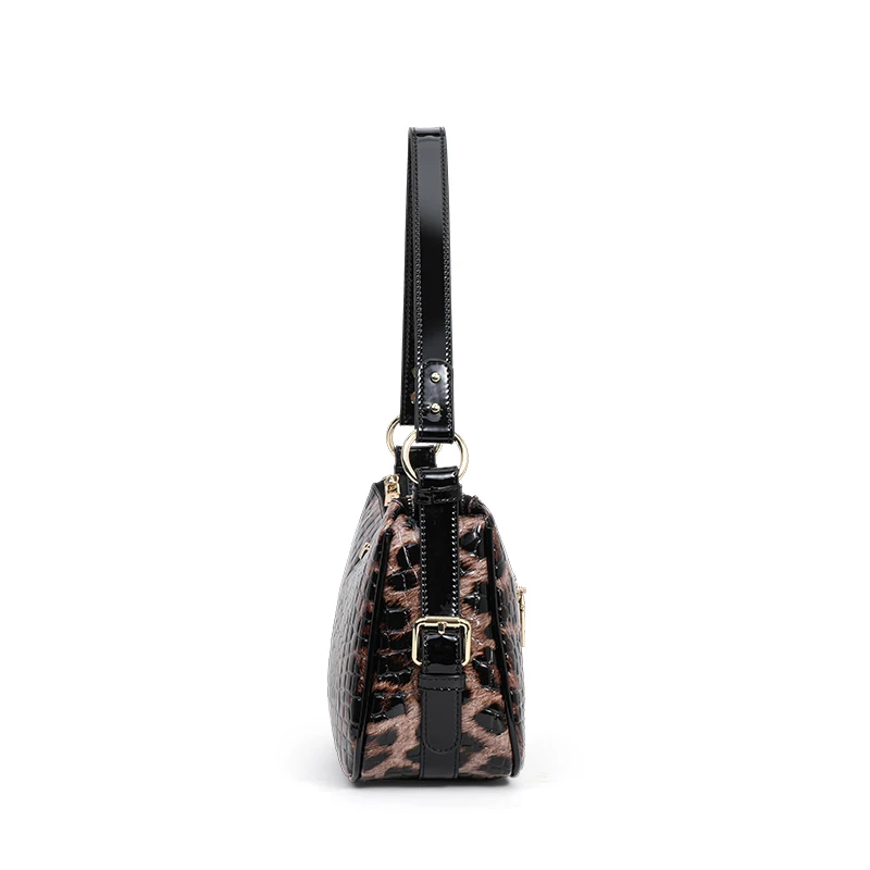 Leopard Print Bag 2024 New lady Bag famous brand shoulder messenger bag genuine leather handbag luxury handbag women