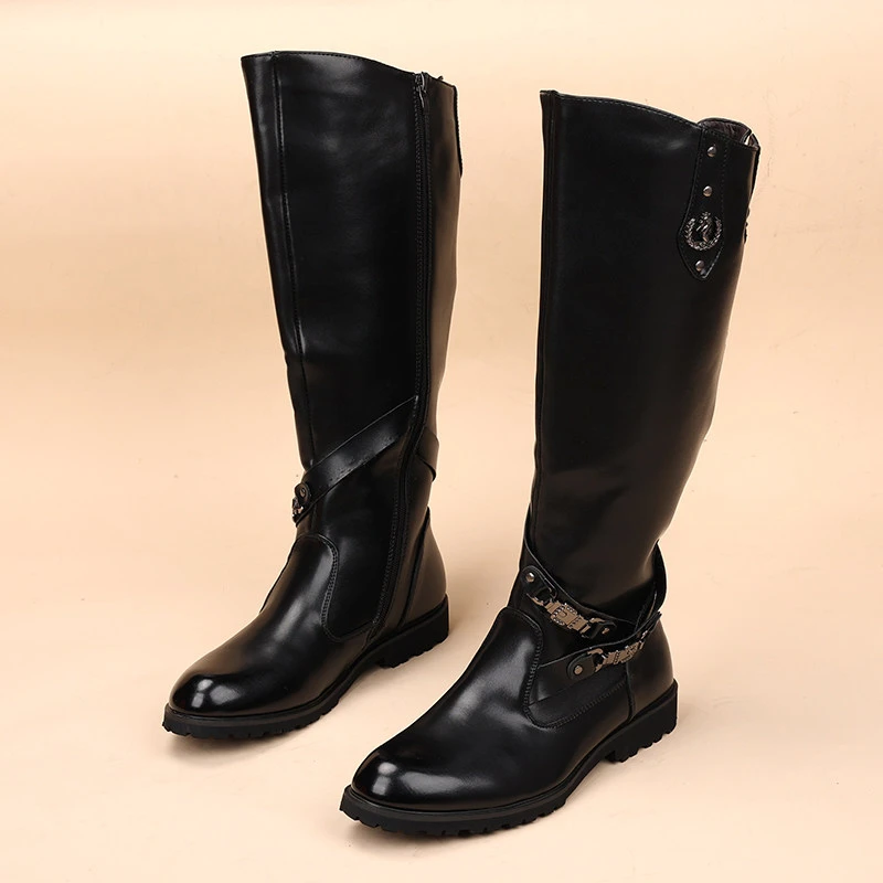 stivali-alti-da-uomo-alla-moda-per-cosplay-e-palcoscenico-scarpe-nere-di-design-stivali-da-cowboy-in-vera-pelle-trendy-e-cool-stivali-lunghi-da-motociclista