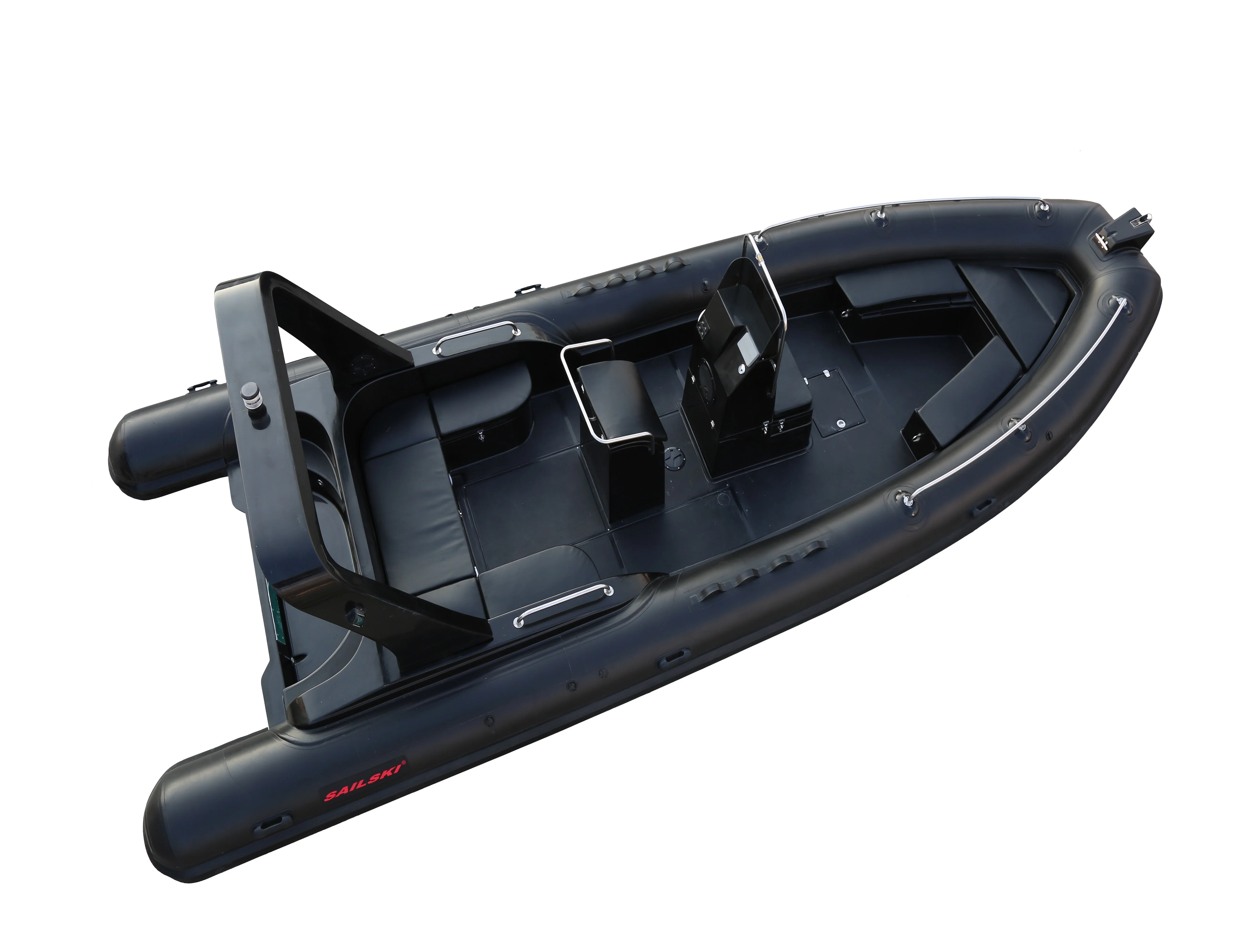 

SAILSKI Large Sport Rib Boat RIB760 with Hypalon 1.25mm, Twin Outboard Motor