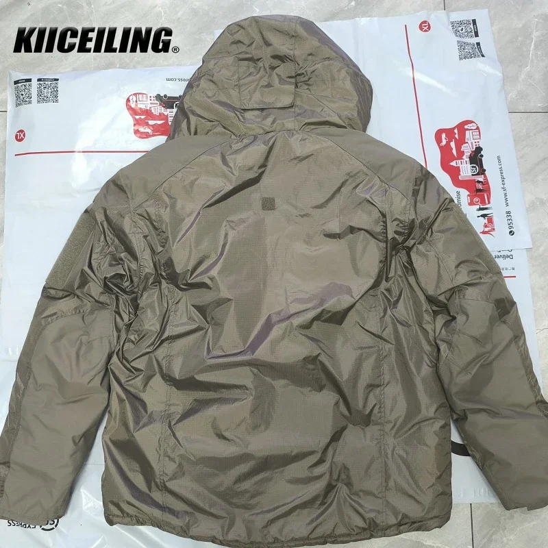 KIICEILING MP-K4 Hiking Tactical Jacket For Men Hunting Skiing Fishing Winter Down Warm Waterproof Windbreakers Coat Women