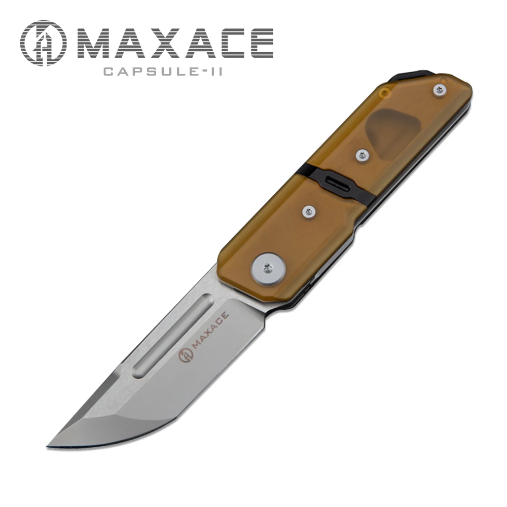 Maxace Capsule-II  Folding knife pocket knife camping portable outdoor fruit knife Survival Self-defense Collection And Gift