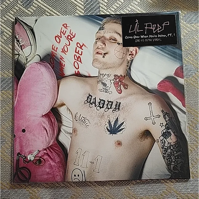 

Lil Peep Comes Over When You're Sober Pink Vinyl LP for Vinyl Record Players