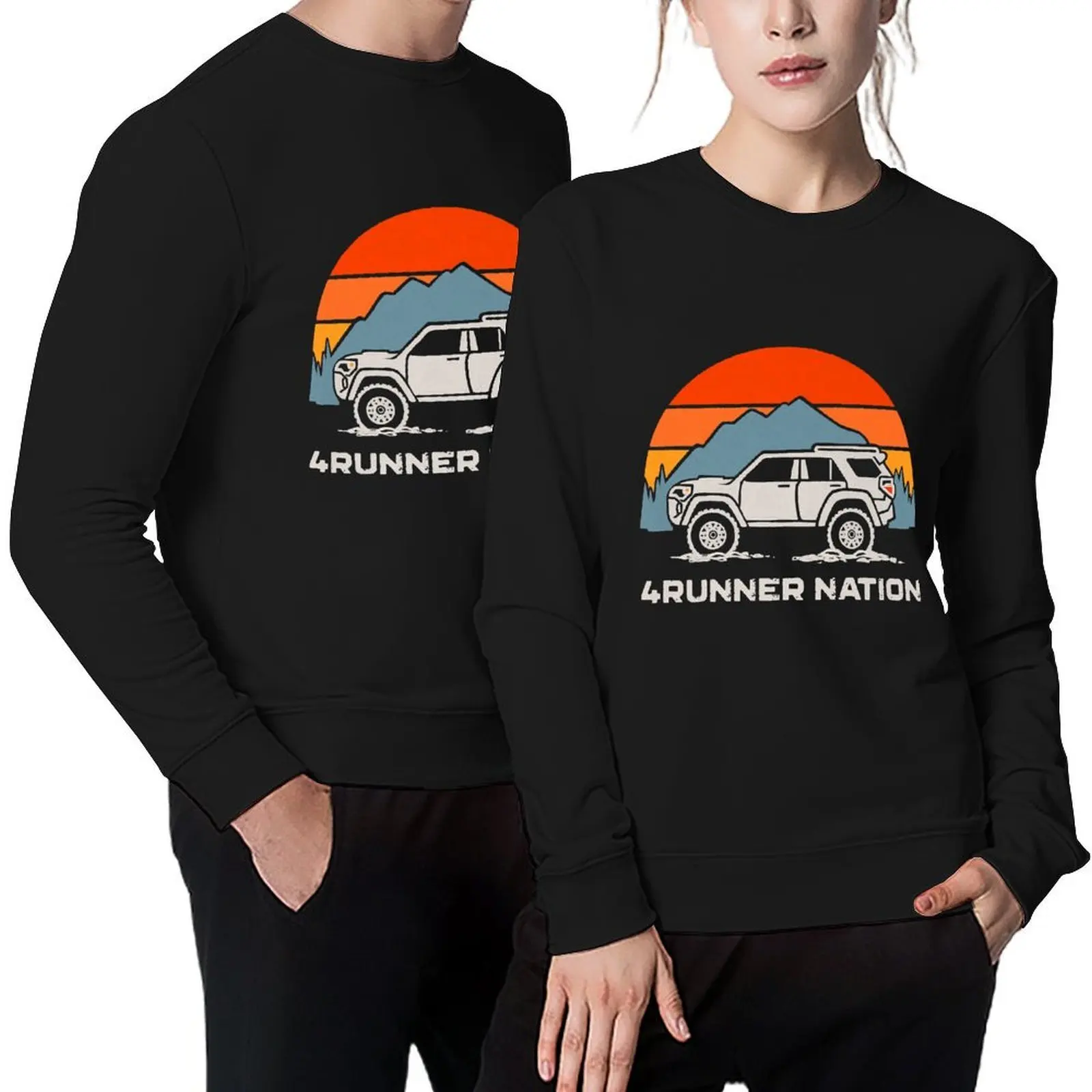 

5th Gen 4Runner Heritage Sunset Vibes (4Runner Nation) Pullover aesthetic clothing autumn autumn clothes aesthetic sweatshirts
