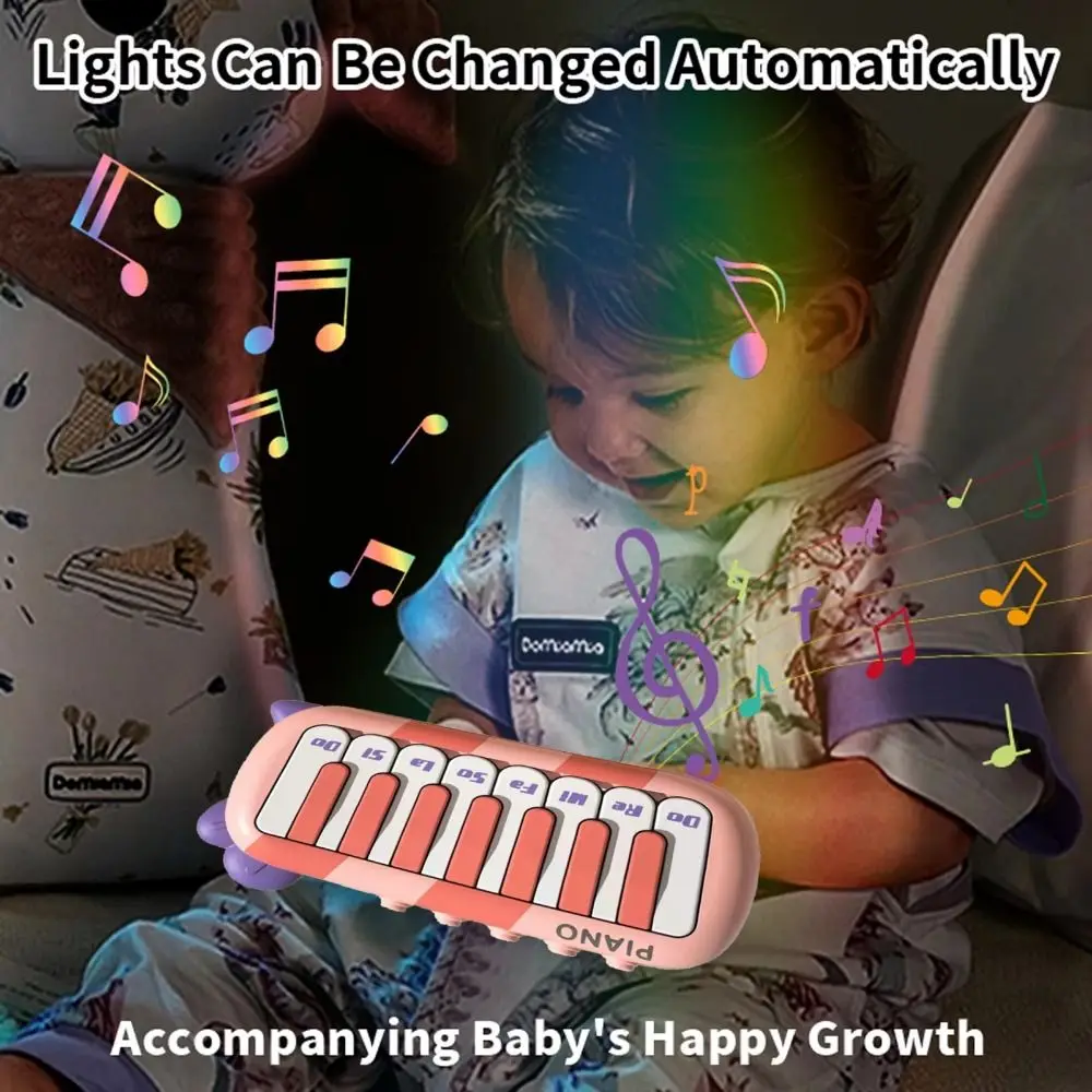 

Early Education Mini Electric Keyboard Multifunctional Learning Music Electronic Musical Light with Music Score Instrument