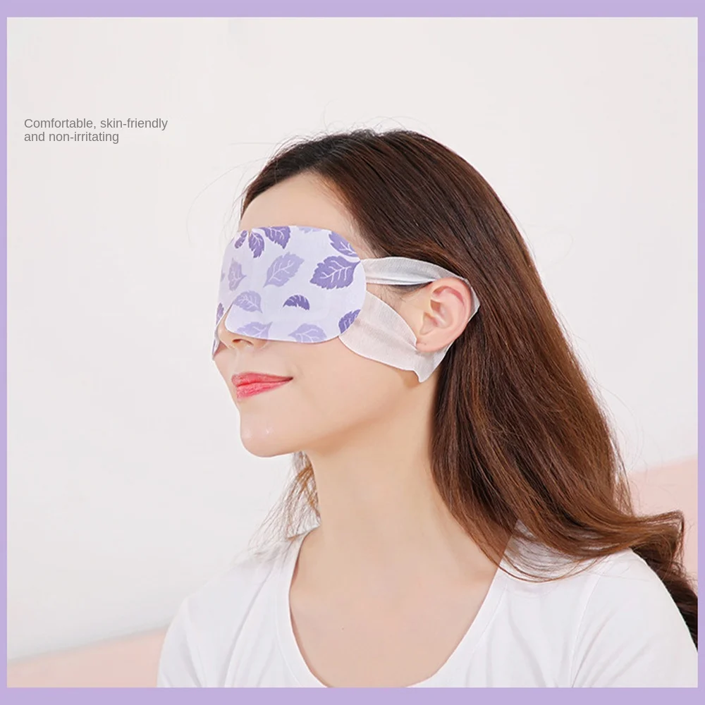 5pcs Self Heating Steam Eye Mask Hot Compress Non Woven Disposable Eye Mask Relieve Fatigue Protect Eye Heating Eyepatch