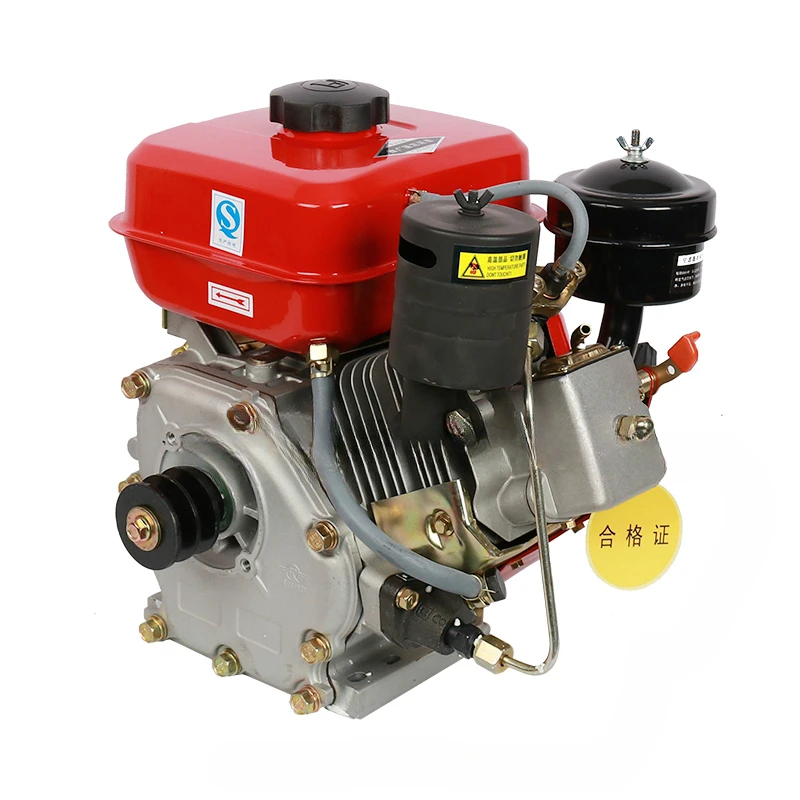 For 170F Air-cooled crude oil engine Engine 220V 2.2KW Single Cylinder 4 Horsepower Water PumpBoat Power Engine 196CC 3300 rpm