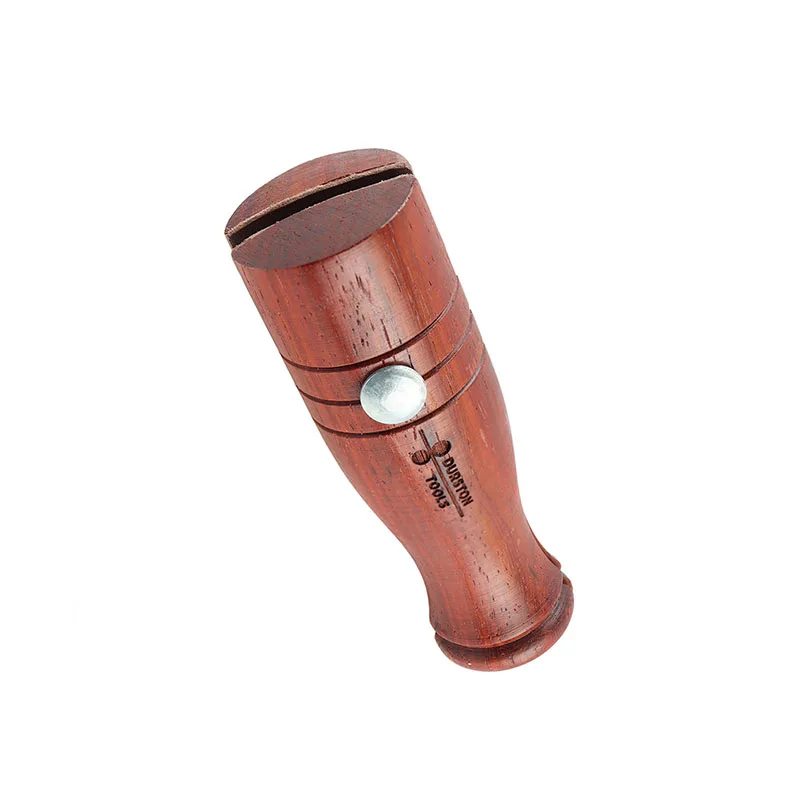 Durston Large Wooden Ring Clamp Padauk Wood Jewelry Tool Leather Padded Jaws Wing Nut Tightening for Secure Ring Holding