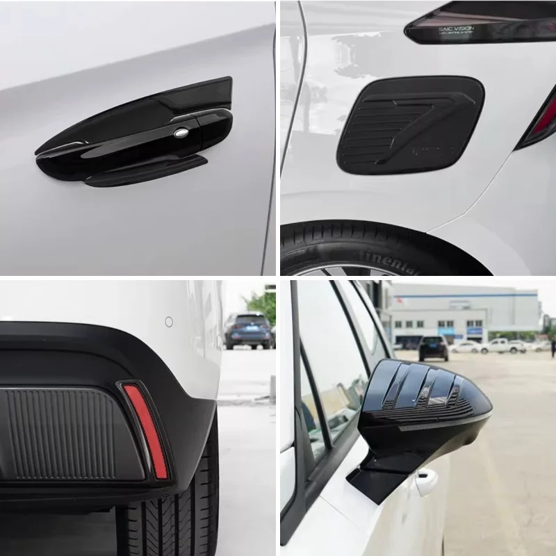 For MG MG4 2023-2025 Car Chrome DecCar handle door bowl protective frame, preventing scratches and paint peeling, more beautiful