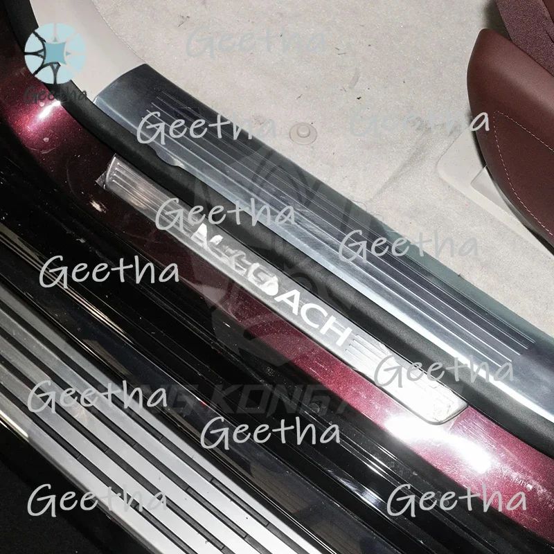 For Factory Sell Auto Car Carbon Fiber Interior Accessories Door Sill Protection Strip For Mercedes Maybach