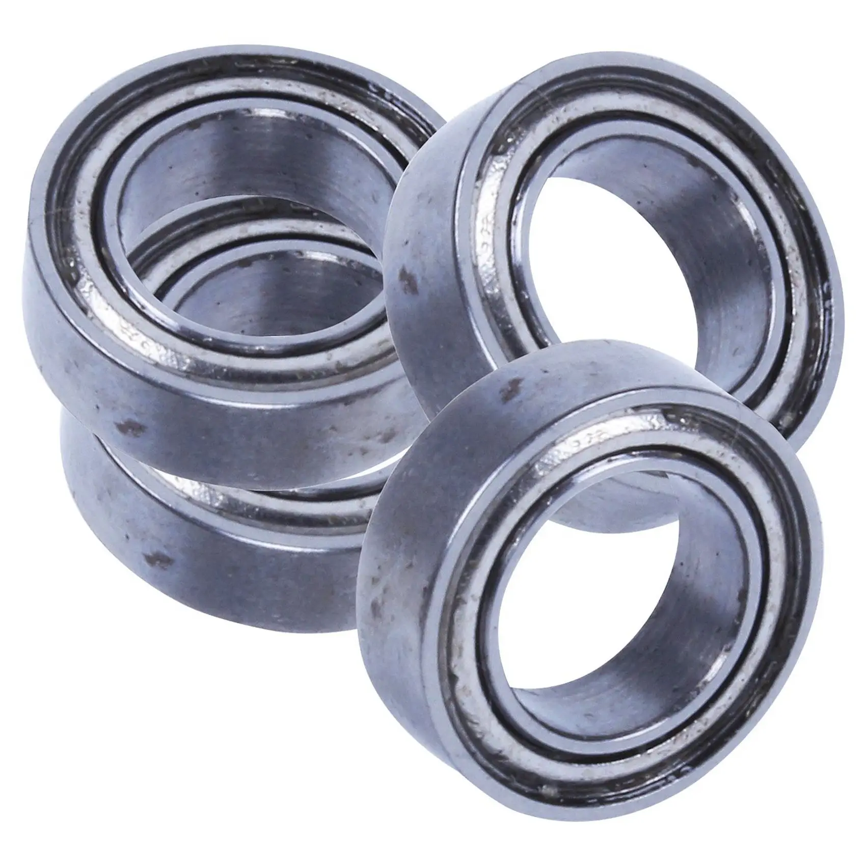 Limited Stock-FF 100Pcs Miniature Sealed Metal Shielded Metric Radial Ball Bearing Model: MR106-ZZ 6X10x3mm