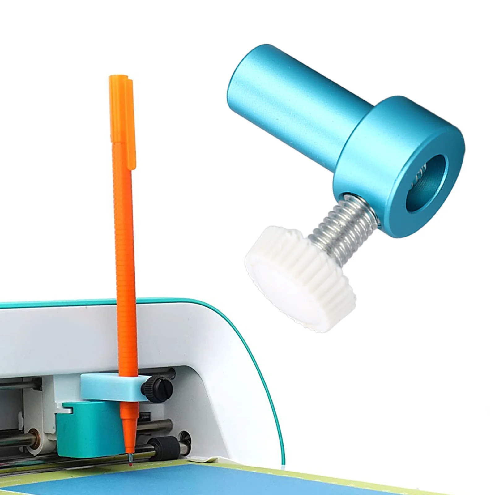Adaptador de pluma de máquina troquelada, soporte de pluma troquelado de aleación de aluminio para adaptador de pluma de máquina troquelada CRICUT JOY