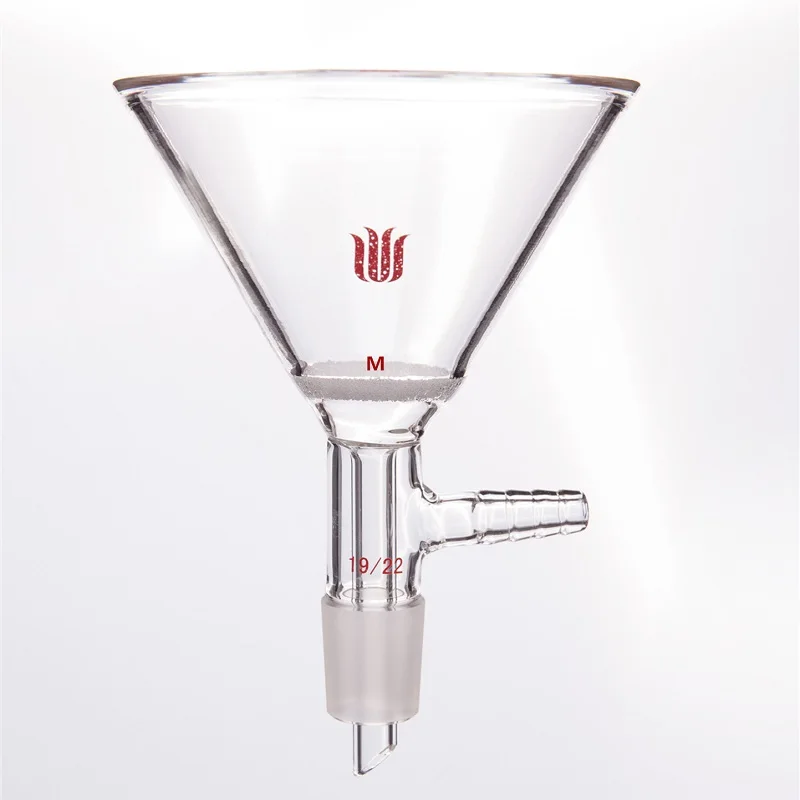 SYNTHWARE Sand plate funnel, φ50mm φ75mm φ90mm, Porosity G2/G3, FILTER FUNNEL, Borosilicate triangular funnel, F75