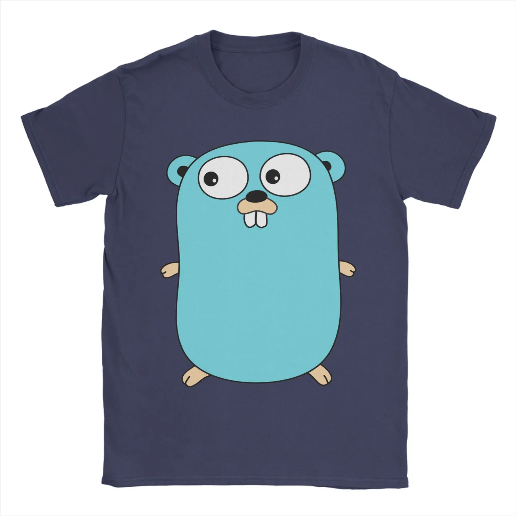 Funny Golang Gopher  In Go We Trust Programmer Coder Coding Developer Tshirts Short Sleeve Clothing Cotton Summer Tops Shirts