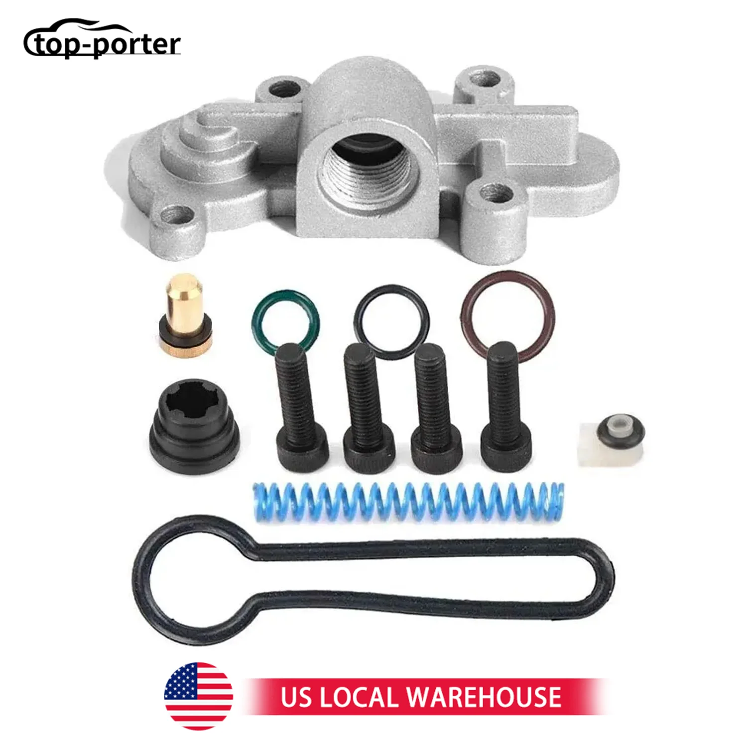 

3C3Z-9T517-AG 1 комплект, новый синий пружинный регулятор давления топлива для Ford 6.0L Powerstroke 2003-2007 гг.