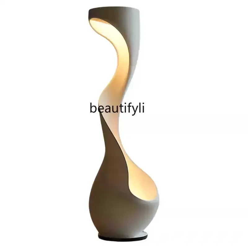 

New vertical sculpture floor lamp art light luxury ornament home entrance hall hotel model room