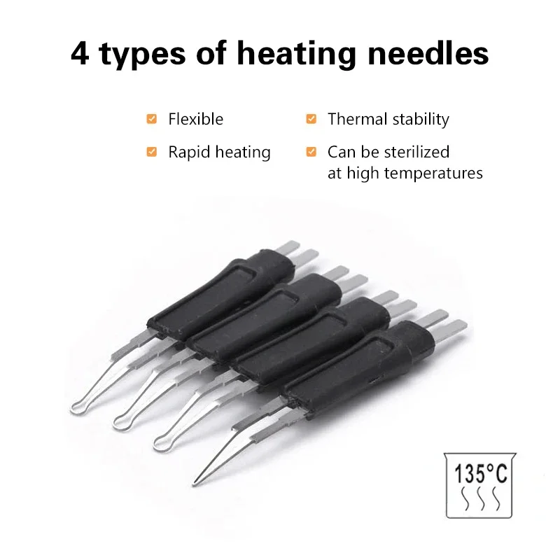 

4Pcs/Pack Dental Heated Gutta Cutter Tips Sterilization Heat-Resistant Gutta Percha Point Heating Cutter Tooth Dental Tools