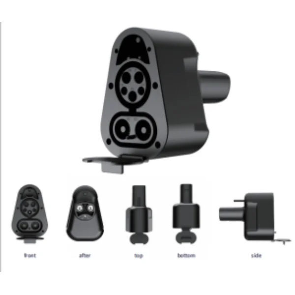 New Condition Fast AC Adapter CCS1 NACS Car EV Charger Socket Plug J1772 Type2 EV Connectors Short Style DC AC Compati