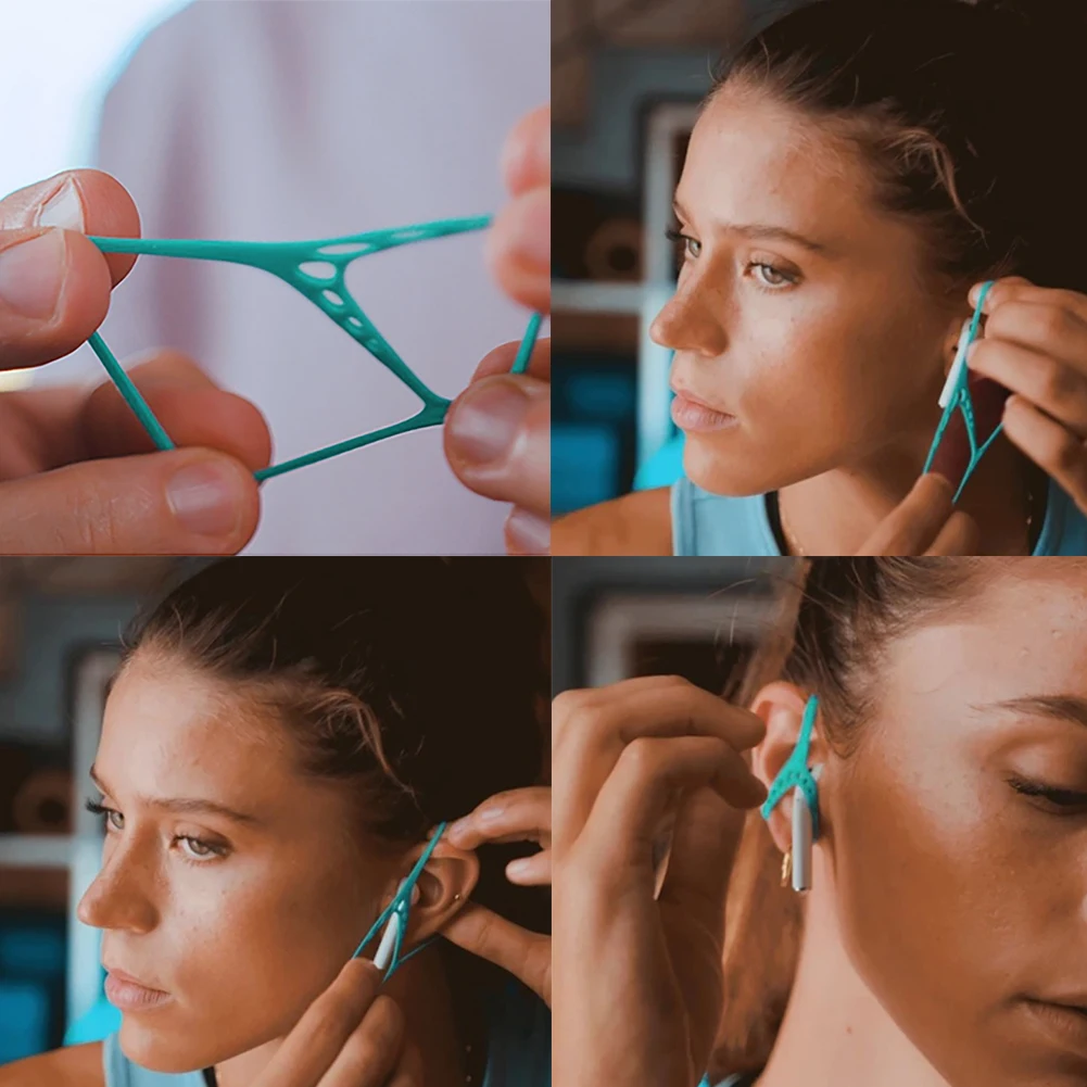 1 pair of Bluetooth compatible universal wireless earphone holder drop proof silicone worry free mobile ear clip earplug protect