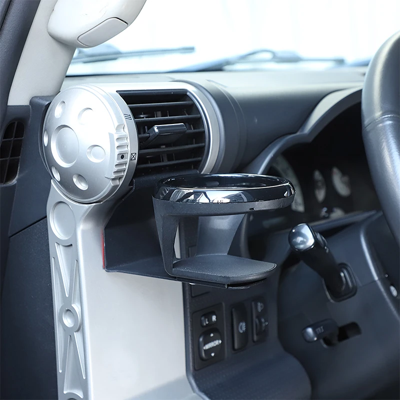 حامل أكواب الماء الداخلي لسيارة Toyota FJ Cruiser 2007-2021 باب السيارة لوحة الباب الداخلي ملحقات إطار دعم كوب الماء للمشروبات
