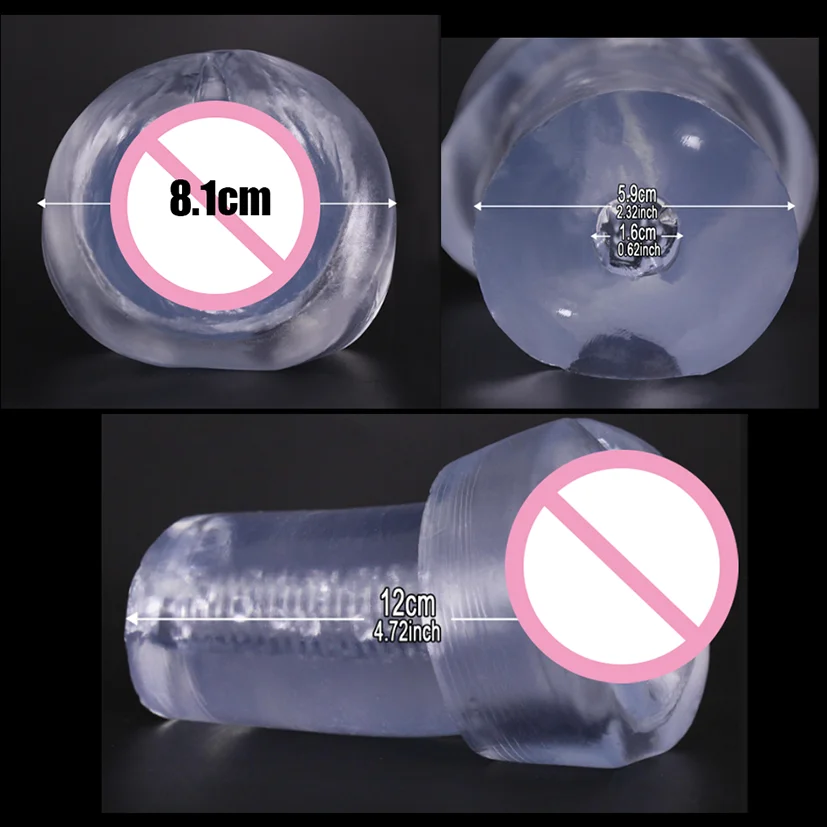 Male Electric Penis Pump Accessories Meat Plug Silicone Cover Replacement Piston Soft Delayed Ejaculation Adult Toy Couple Game