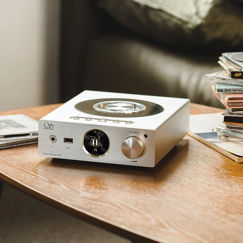 SHANLING EC3 Стерео CD-плеер Bluetooth ЦАП Настольный музыкальный плеер высокого разрешения Предварительный усилитель с приводом CD80 HD850 Чип ES9219C LTA8092