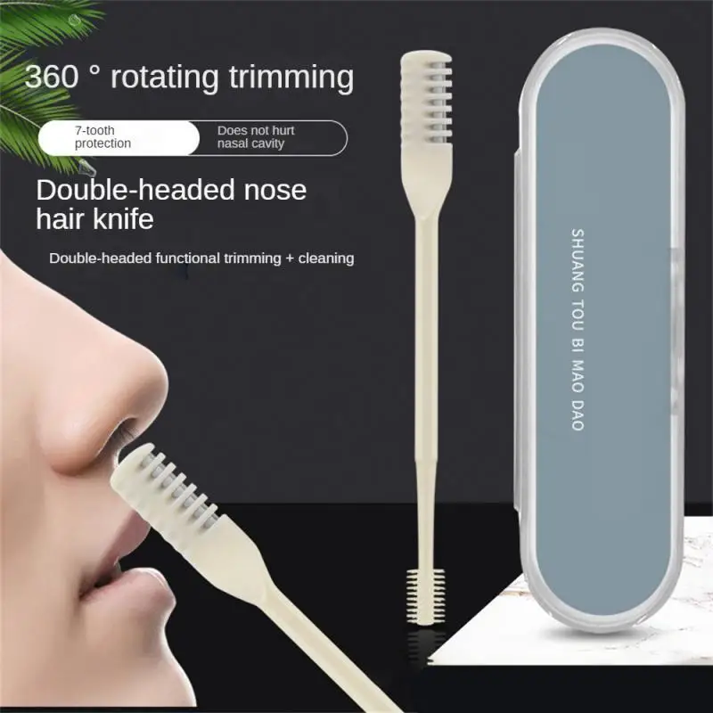 Newest Nasal Hair Cutter 360 Degree Rotating Clippers Nose Hair Trimmer For Women And Men Safe Portable Manual